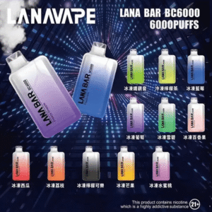 LANA Bar BC6000口Puffs拋棄式一次性電子煙