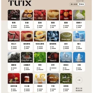 TUTX電子菸一代煙彈 3入裝 通用1代系列【28種口味】